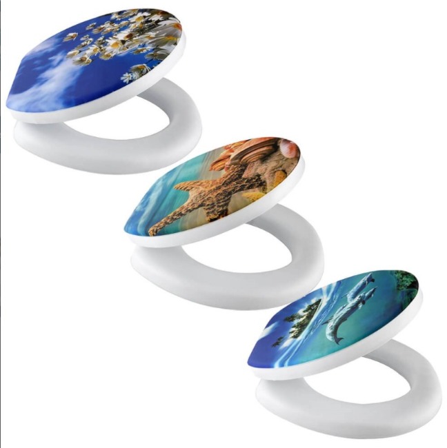 Çelik Ayna Softi Klozet Kapağı