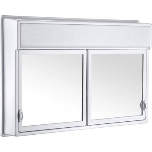 Çelik Ayna  Işıklı Banyo Dolabı PVC