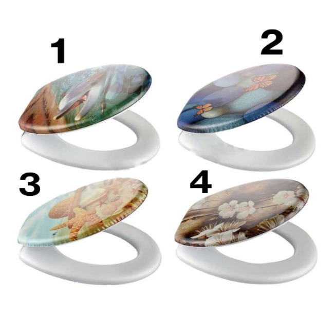 Çelik Ayna Süngerli Klozet Kapağı