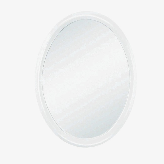 Çelik Ayna Plastik Oval Ayna