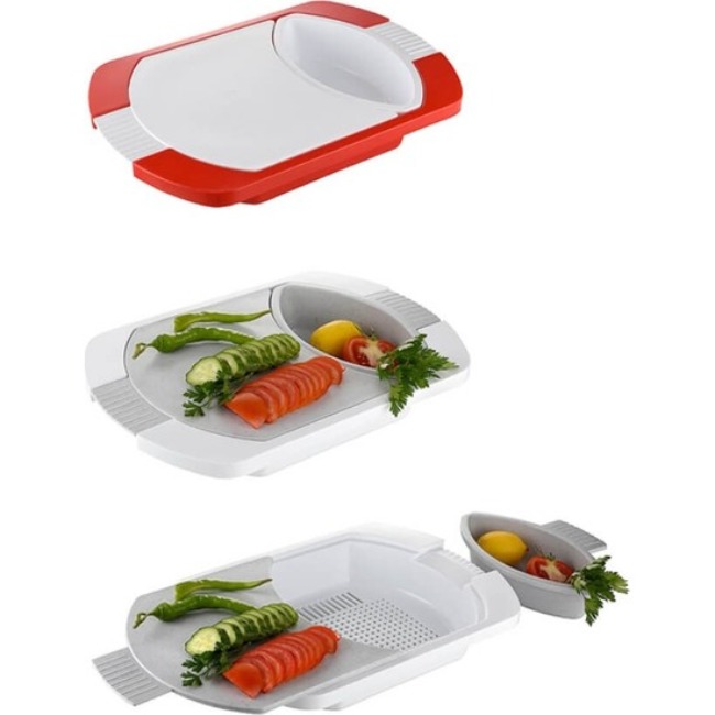 Çelik Ayna Çok İşlevli Kesme Tahtası