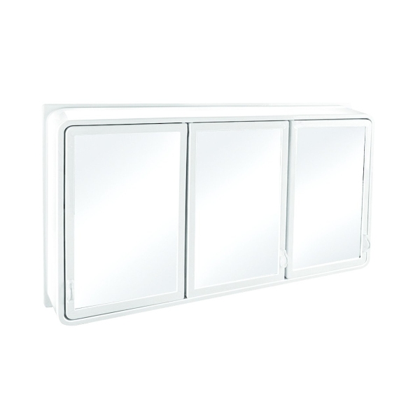 Çelik Ayna 3 Kapılı  Banyo Dolabı