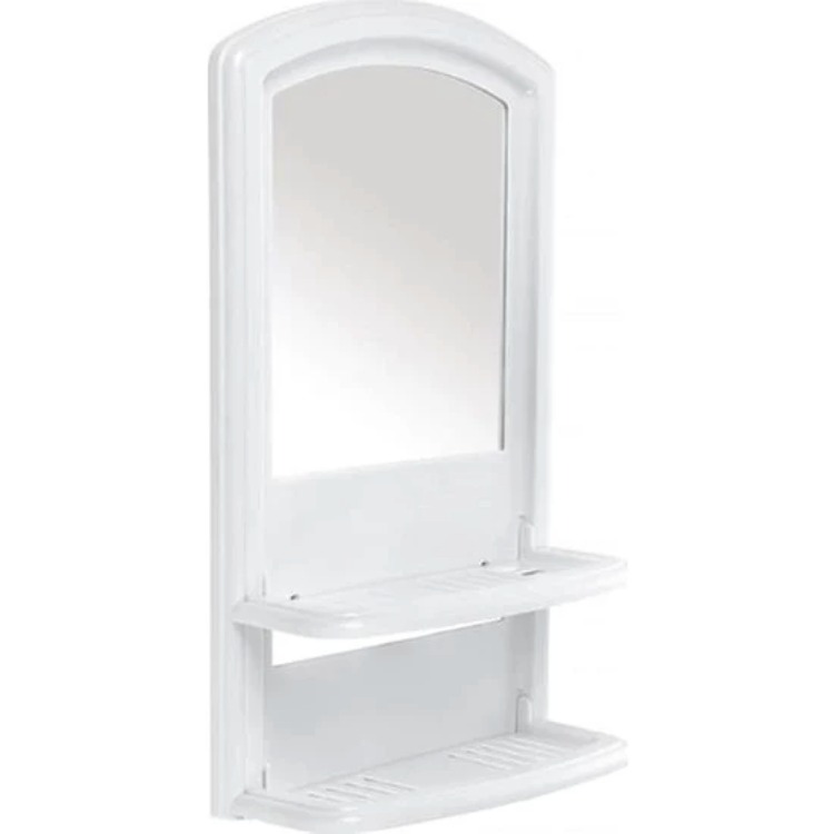 Çelik Ayna 2 Etajerli Ayna