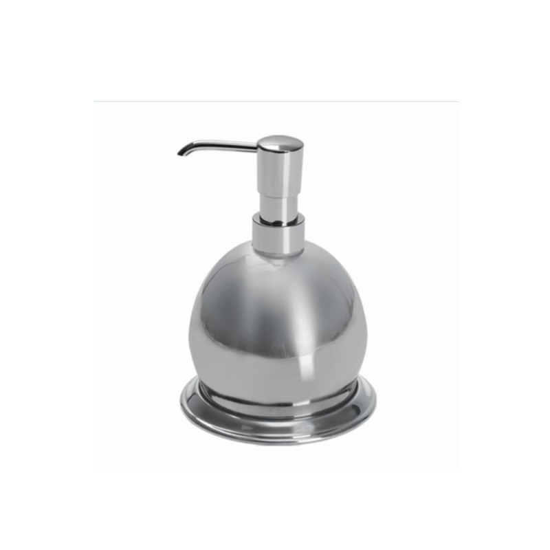 Çelik Ayna Küre Sıvı Sabunluk Krom